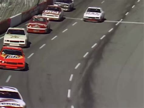 Dale Earnhardt Puts Good Friend Neil Bonnett A Lap Down In The 1987 Holly Farms 400 At North