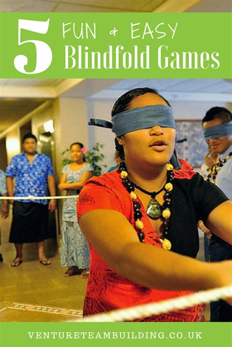 Blindfold Games Can Be Great For Teambuilding Here Are 5 Fun Easy