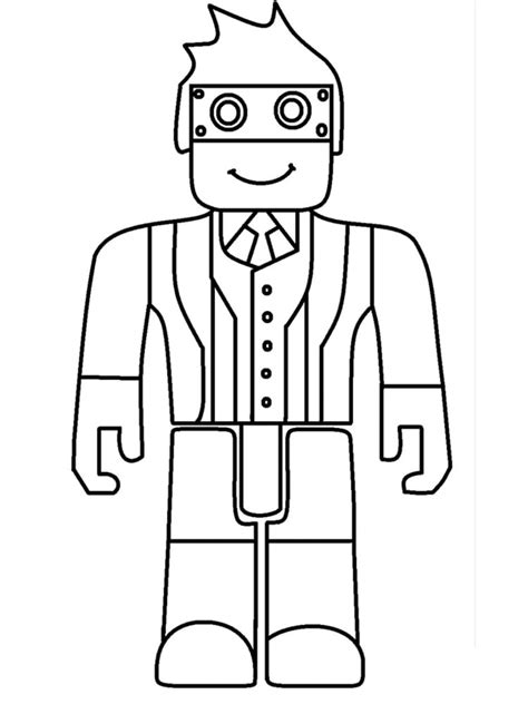 Roblox Figure Coloring Pages
