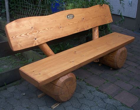 Der kastanienholzbank kann individuell gefertigt werden. Harzer Garniturenbau, selbsterstellte Gartenmöbel und ...