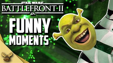 Why Is Shrek Here Star Wars Battlefront 2 Funny Moments 2 Youtube