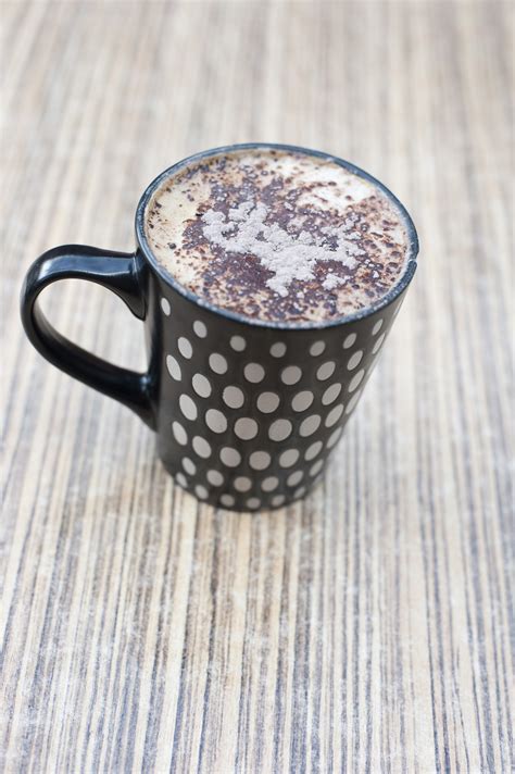 Image Of Black And White Polka Dot Coffee Mug Freebie