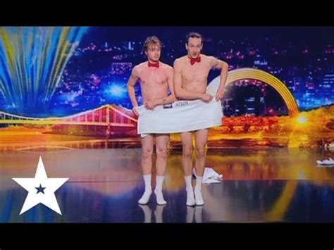 Two Naked Guys Danced With Towels On Ukraines Got Talent Youtube