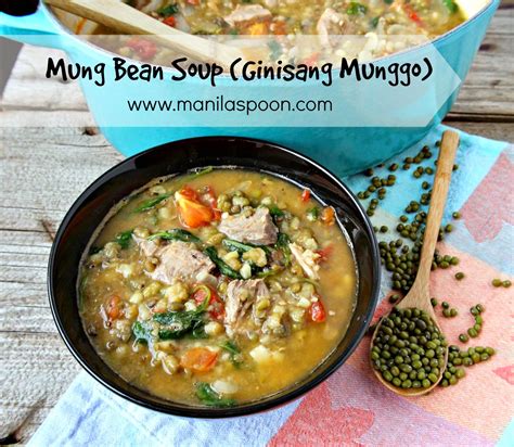 Ginisang Munggo (Mung Bean Soup / Stew) | Manila Spoon