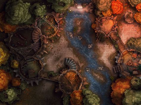Elven Loft W Lighting Inkarnate Create Fantasy Maps Online