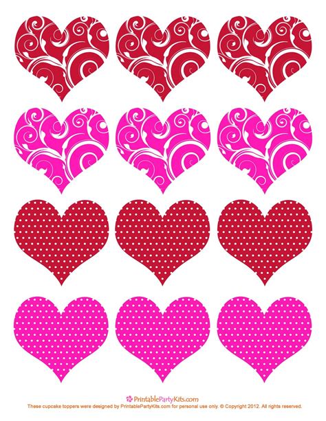 Diseños De Corazones Valentines Printables Free Valentines