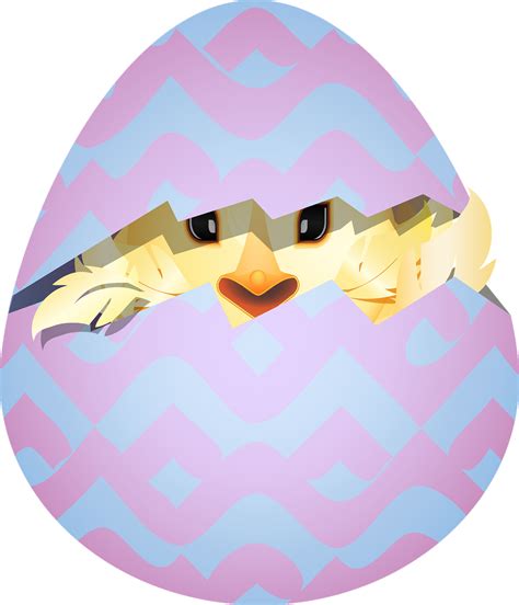 Download Graphic Chick Smiley Easter Egg Royalty Free Vector Graphic