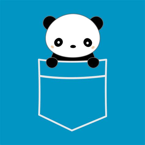 Cute Pocket Panda T Shirt Cute Panda T Shirt Teepublic