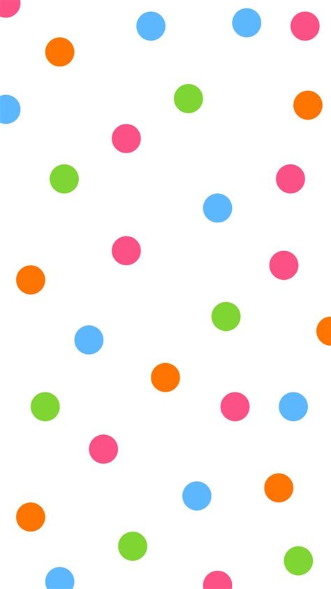 Colorful Polka Dots Cute Patterns Wallpaper Colorful Wallpaper Bold