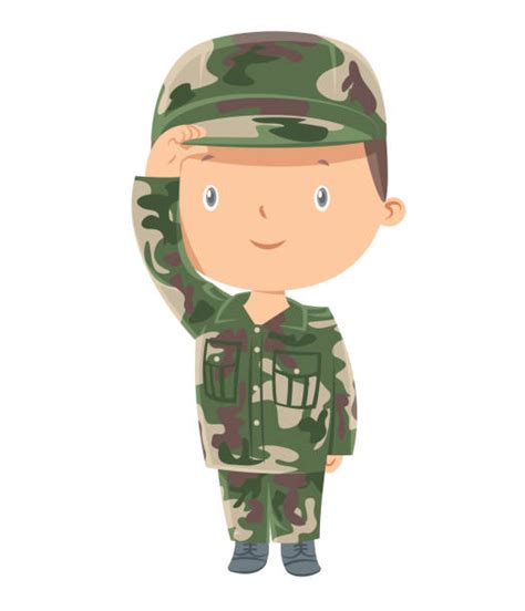 Army Kid Illustrations Royalty Free Vector Graphics And Clip Art Istock