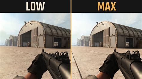 Call Of Duty Warzone Low Vs Ultra Graphics Comparison Youtube