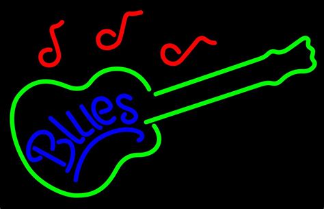 Neonguitars Blues Guitar Neon Sign Guitar Neon Signs Neon Signs