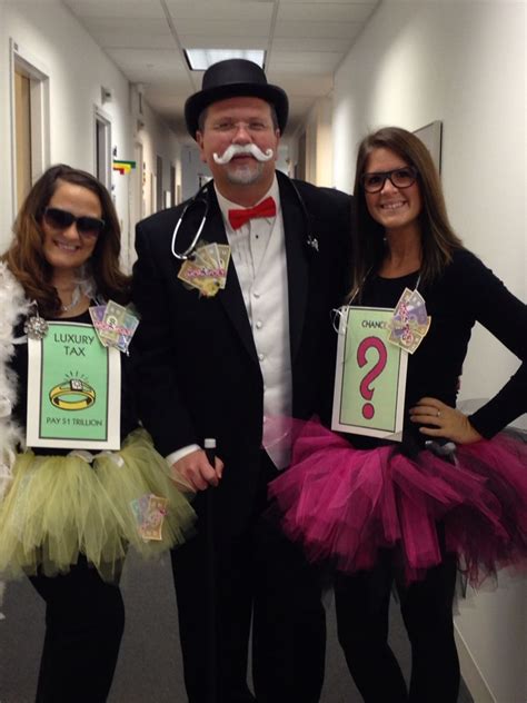 Monopoly Halloween Costumes Uncle Pennybags Luxury Tax And Chanc