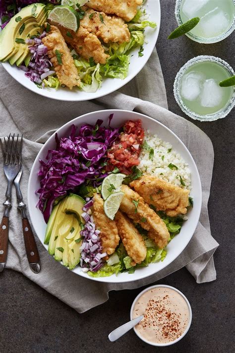 Gluten free fish taco bowl. Grain-free Baja Fish Taco Bowl {Paleo-friendly | Paleo ...
