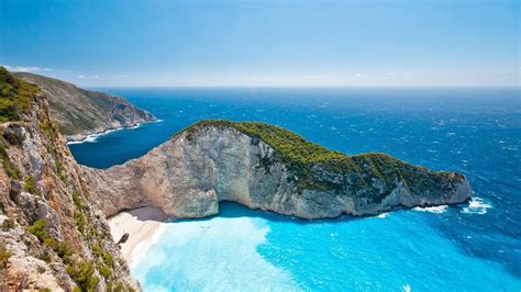 Online Crop Brown Mountain Landscape Greece Zakynthos Navagio