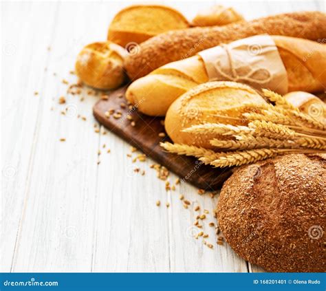 Assortment Of Baked Bread Stock Image Image Of Cereal 168201401