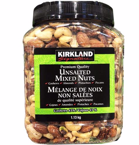 Cc Mall 大溫寄物平台 Kirkland Signature Unsalted Mixed Nuts Wmacadamia 113kg