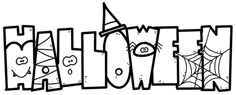 Print, color and happy halloween! Educlips Design: Free Halloween Sign