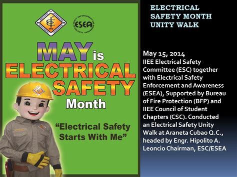 Electrical safety month by Institute of Integrated Electrical Engineers ...