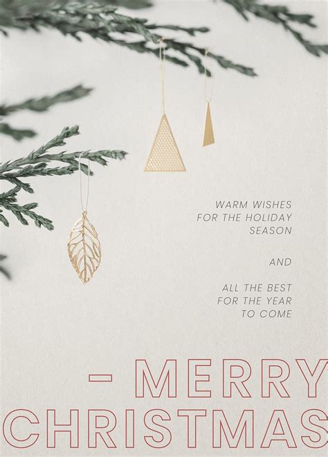 Merry Christmas Psd Ornaments Hanging Premium Psd Template Rawpixel