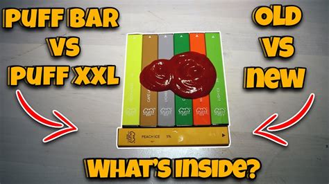 Whats Inside A New Puff Bar Old Puff Bar And Puff Bar Xxl Youtube