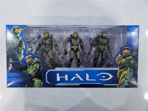 Mcfarlane Toys Halo 10th Anniversary Master Chief Evolution Box Set New
