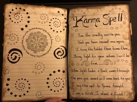 Pin By Melissa Laubach On My BOS Karma Spell Book Of Shadows Karma