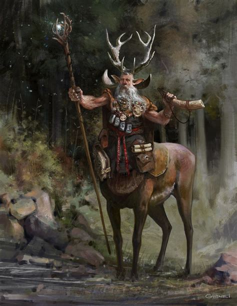 The Druid By Vladgheneli Fantasy Character Design Fantasy Creatures