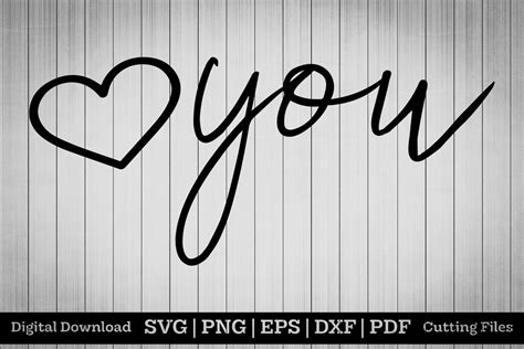 Love You Graphic By Merchtshirt · Creative Fabrica