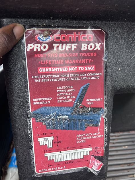 Contico Pro Tuff Truck Tool Box 180 For Sale In Orlando Fl Offerup