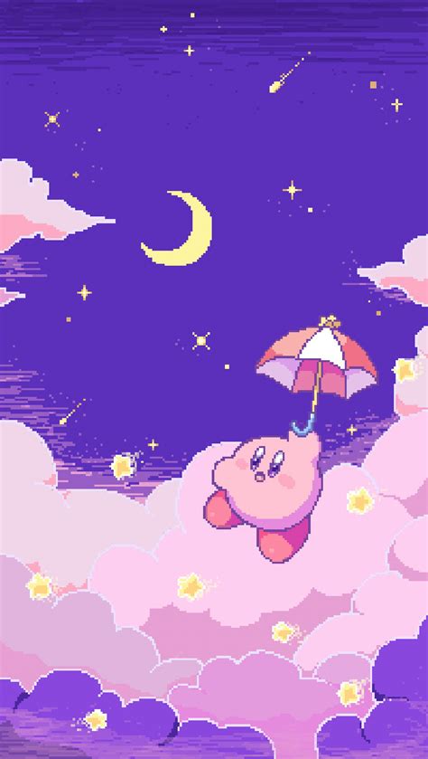 Artstation Kirby Wallpaper ~ Pixel Art