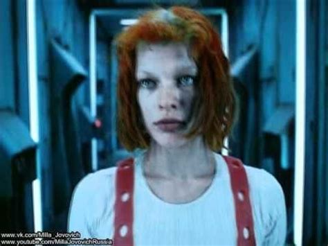 Milla Jovovich Fifth Element Favorite Character