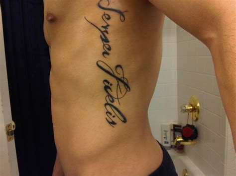 Semper Fidelis... Latin for "always faithful" or "forever faithful" and