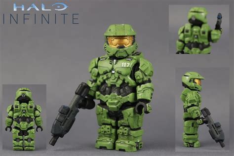 Themoosefigs Custom Casted Lego Halo Infinite Master Chief Lego Halo