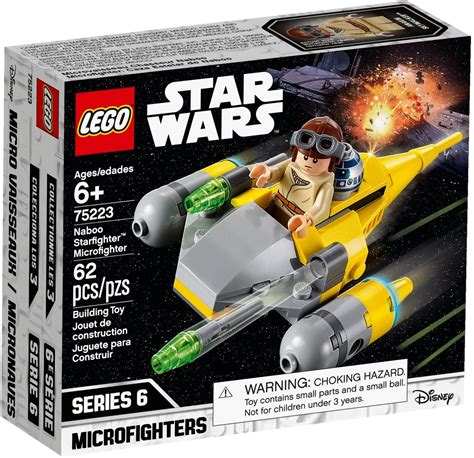 Lego Star Wars Microfighters Series 6 Naboo Starfighter Set Ebay