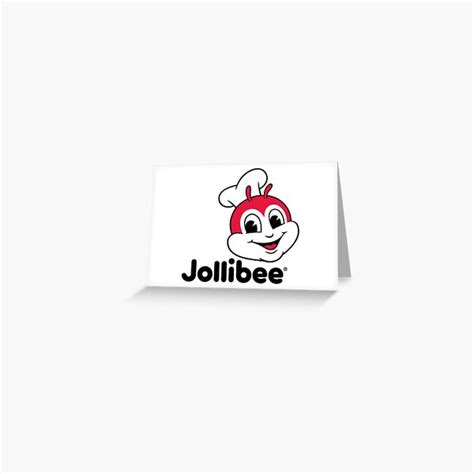 Jollibee Logo Greeting Card For Sale By Alvenpacoca421 Redbubble