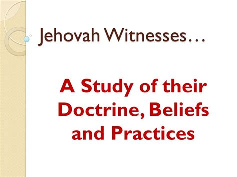 Jehovahs Witnesses Beliefs 5 Things To Know About Jws Success Is Money