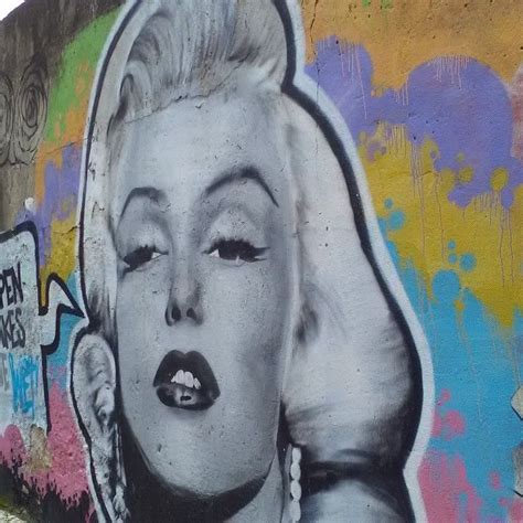 Marilyn Monroe Graffiti Graffiti Street Art Art