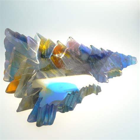 Island Ll Glass Sculpture By Crispian Heath Pyramid Gallery