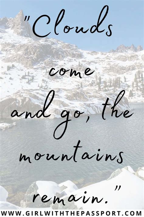 190 Amazing Mountain Quotes And Quotes About Mountains