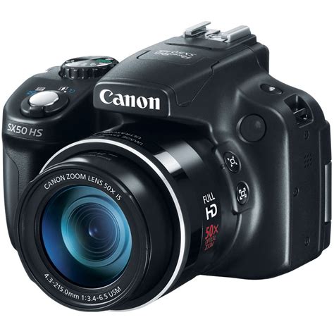 Canon Powershot Sx50 Hs Digital Camera 6352b001 Bandh Photo