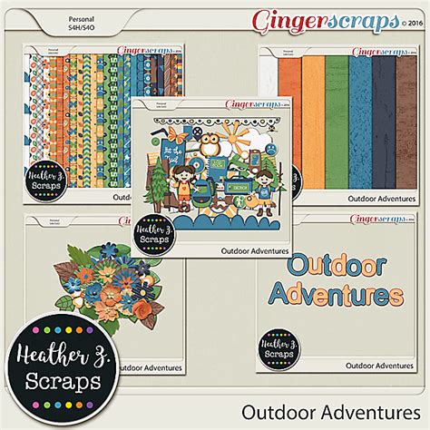Gingerscraps Bundled Goodies Outdoor Adventures Collection By