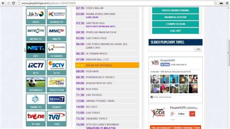Yuk Lihat Jadwal Channel Indosiar Hari Ini Paling Baru Daftar Jadwal