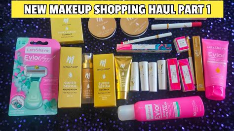 New Launch Makeup Shopping Haul Part 1 Makeup Shopping Online Glamyourlook Youtube