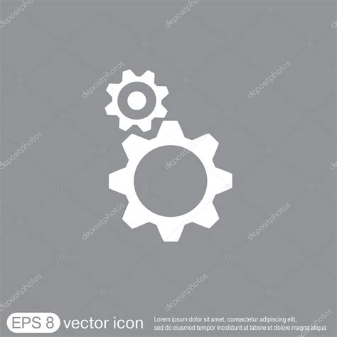 Cogwheels Settings Icon Stock Vector Image By ©littlecuckoo 72855617