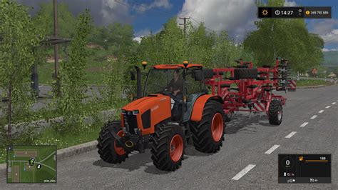 Скачать Kubota M135 Gx Yarosh V10 Farming Simulator 2017 Моды