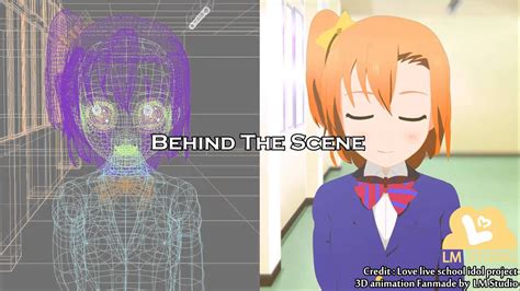 Honoka 3d Anime And Making Of Youtube