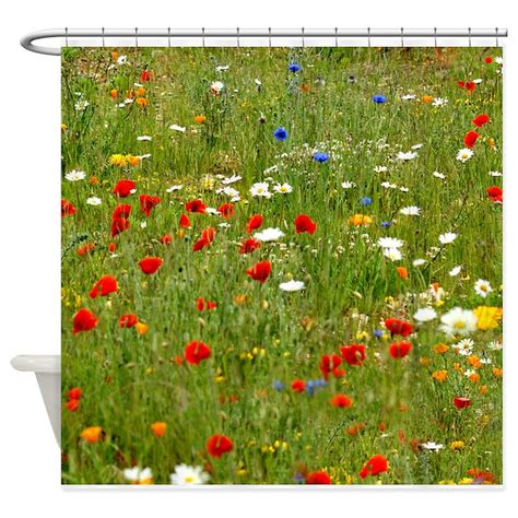 Wildflower Meadow1 Shower Curtain By Hzdesigns