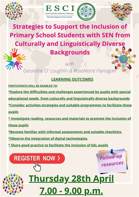 Strategies To Support The Inclusion Of Primary School Students With Sen