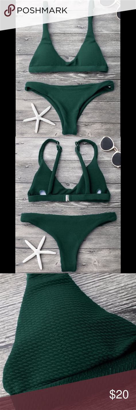 NWT Zaful Bikini Bikinis Zaful Bikinis Green Bikini Set